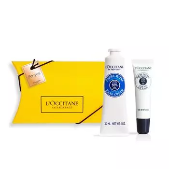 Крем-бальзам для губ Shea Hug Kiss Cream 30 мл, подарочная коробка включена в стоимость Годовой новый Новый Homecoming Новый подарок для взрослых Праздник L OCCITANE & (Рука и набор) [Новая косметика]