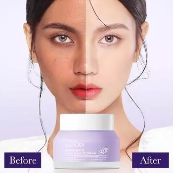 Крем без макияжа Консилер с виноградными косточками и осветляющий крем-эссенция Осветляющий и омолаживающий крем 50g