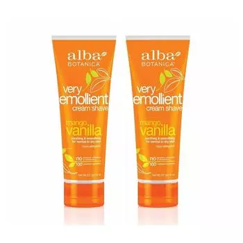 Крем для бритья Alba Botanica Alba Botanica Soft Mango Vanilla 227 г 2 упаковки, 1 упаковка