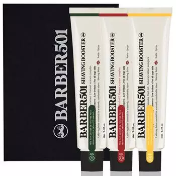 Крем для бритья Barber 501 Shaving Booster 66 мл x 3 вида, 1 набор
