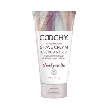 Крем для бритья Coochie для чувствительной кожи Кондиционер для лица Увлажнитель для тела Anti Bump Island Paradise