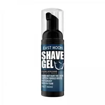 Крем для бритья Гель для бритья 5x Soft and Soft Beard Thick and Comfortable Men s Barbershop, 13,2x3,6 см, черный, пластик, 60 мл