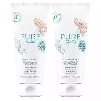 Крем для бритья Gillette PURE Venus Deep Sea Mineral 177 мл 2 упаковки, 1 упаковка