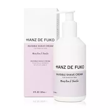 Крем для бритья Hanz de Fuko Invisible – Премиум Shavi Hanz de Fuko Invisible Shave Cream