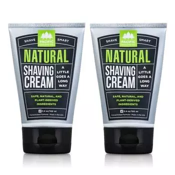 Крем для бритья Pacific Natural Safe Natural Крем для бритья Pacific Natural 100 мл 2 упаковки 1 набор