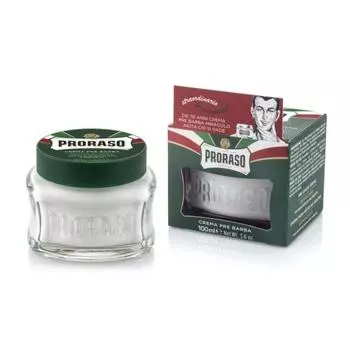 Крем для бритья Proraso Sensitive Proraso Men s Pre-Shave Conditioner Освежающий и тонизирующий с ментолом и маслами эвкалипта 3,6 унции.