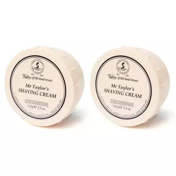 Крем для бритья Taylor of Old Bond Street UK Taylor s Mr Taylor 150 г x 2 упаковки, 2 шт.