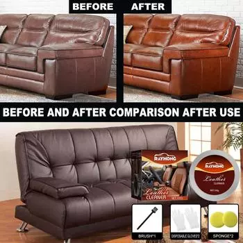 Крем для чистки и ремонта кожи. Дезинфицирующий крем. Пакет чистящих средств. Средство для ухода за кожаной одеждой для дивана.