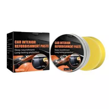 Крем для чистки салона автомобиля, многофункциональный инструмент для полировки кожи на приборной панели автомобиля, автомобильные аксессуары