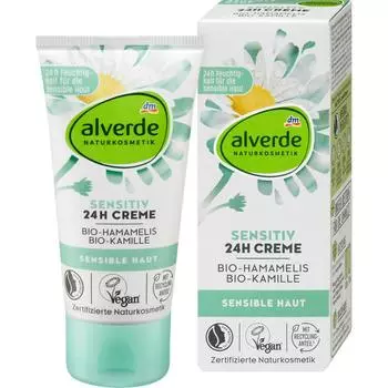 Крем для чувствительной кожи лица DM Alverde Nature Cosmetic 50 мл