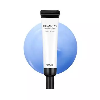Крем для чувствительной кожи с pH 30 г. Увлажняющий крем с гваязуленовыми керамидами. Мгновенное успокоение сухой кожи. Чувствительная кожа. Локальное решение проблем. Корейская косметика.