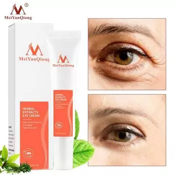 Крем для глаз MeiYanQiong, пептидная коллагеновая сыворотка, против морщин, для удаления темных кругов, ухода за глазами, против отечности и мешков