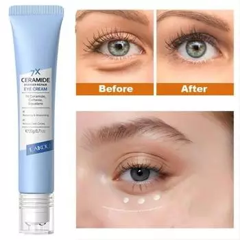 Крем для глаз с керамидами. Уход за глазами. Глубокое увлажнение. Поддерживает эластичность кожи. 20g