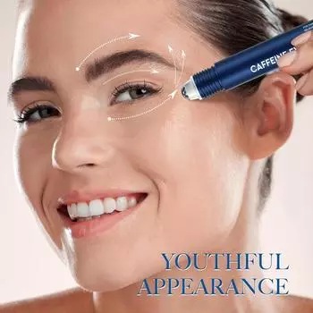 Крем для глаз с кофеином для устранения мешков и отечности под глазами: Крем для глаз для удаления темных кругов – ролик для глаз для мужчин и женщин для удаления отечности глаз 15 мл