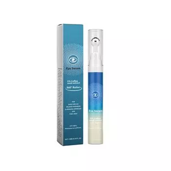 Крем для глаз с кофеином от темных кругов: Крем для кожи под глазами Утренний уход за кожей - Ежедневная сыворотка для век от отечности 15 мл One Size