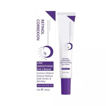 Крем для глаз с ретинолом, крем против отечности с ретинолом под глазами, сыворотка для глаз против морщин, для всех типов кожи, уменьшает отечность и темные круги One Size