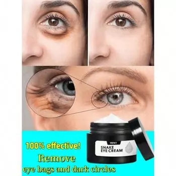 Крем для глаз со змеиным ядом, антивозрастной крем для глаз, уменьшает красный свет, морщины, темные круги, гусиные лапки, уход за глазами 5G