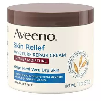 Крем для интенсивного увлажнения и восстановления кожи Aveeno Skin Relief, 11 унций от Aveeno