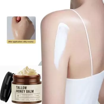 Крем для кожи с маслом и медом, увлажняющий крем для лица и тела, органический, неароматизированный, быстро впитывающийся крем-масло One Size коричневый