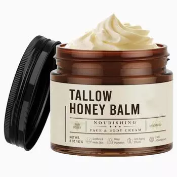 Крем для кожи с маслом и медом, увлажняющий крем для лица и тела, органический, без запаха, быстро впитывающийся крем-масло коричневый