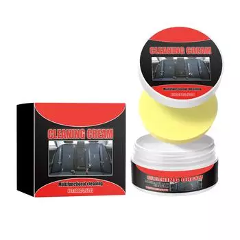 Крем для кожи салона автомобиля, пятноочиститель для ежедневного ухода за салоном автомобиля, 100 г One Size чёрный