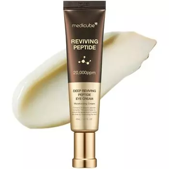 Крем для кожи вокруг глаз Deep Lifting Peptide 30 мл. Пептидный комплекс для упругости кожи [Medicube] 20 000 ppm