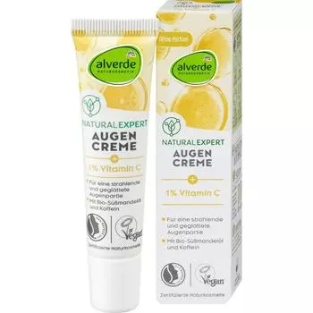 Крем для кожи вокруг глаз DM Alverde Natural Expert с витамином С 15 мл