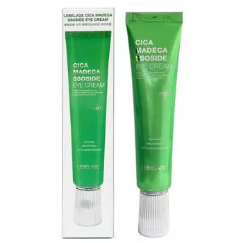 Крем для кожи вокруг глаз Leverage Cica Madecassoside – успокаивающий и восстанавливающий уход (40мл)