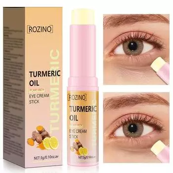 Крем для кожи вокруг глаз с маслом куркумы увлажняет и уменьшает темные круги и морщины вокруг глаз, разглаживает и устраняет мелкие морщины.