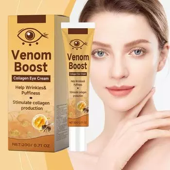 Крем для кожи вокруг глаз с протеином мелиттина увлажняет и уменьшает мелкие морщины вокруг глаз Увлажняющий коллагеновый крем для кожи вокруг глаз