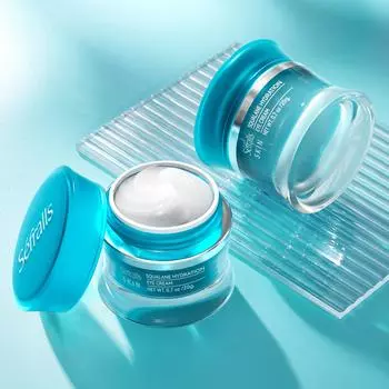 Крем для кожи вокруг глаз Sfralls Plant Squalane Hydration Eye Cream 20 г Увлажняющий и увлажняющий крем для кожи вокруг глаз с растительным скваланом белый