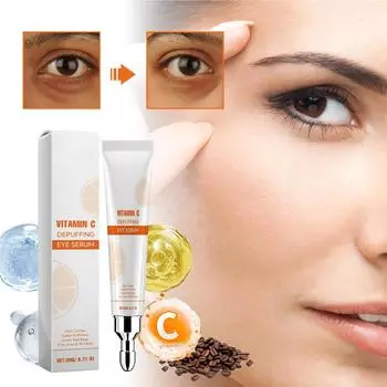 Крем для кожи вокруг глаз VC, разглаживающий и уменьшающий мелкие морщинки, увлажняющий и питающий кожу вокруг глаз, укрепляющий крем для кожи вокруг глаз One Size белый