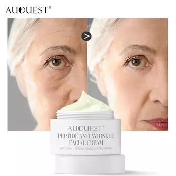 Крем для лица AuQuest Peptides, 30 г, увлажняющий крем против морщин и старения, для укрепления и лифтинга, восстановления кожи, уход за лицом 30g