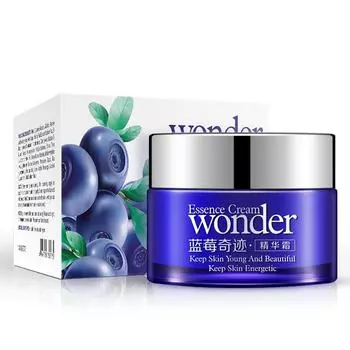 Крем для лица Blueberry Wonder Essence, увлажняющий крем для лица для женщин, уход за кожей лица, осветляющий отбеливающий дневной крем