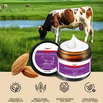 Крем для лица Butter 60 г, увлажняющий и укрепляющий крем One Size фиолетовый