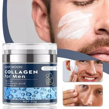 Крем для лица для мужчин, осветляет мелкие морщины и подтягивает кожу, уход за лицом, специально разработан для мужской кожи, подарок для мужчин 50g