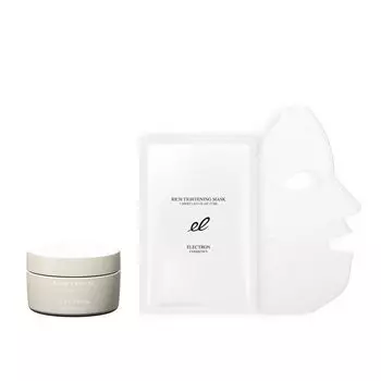 Крем для лица ELECTRON 50 г 1 Насыщенный подтягивающий, укрепляющий, блестящий ночной крем для кожи вокруг глаз, антивозрастной уход, герань [Официальный] (Включает маску)