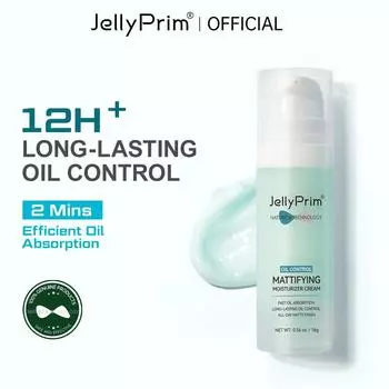 Крем для лица JellyPrim, контролирующий жирность, освежающая основа под макияж, увлажняющий крем для ухода за кожей лица, закрывающий поры, для любой кожи