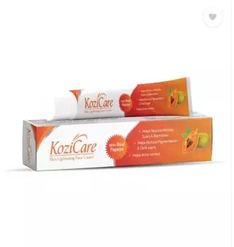 Крем для лица Kozicare Skin Lightening/Brightening Papaya с папайей и койевой кислотой (15 г)
