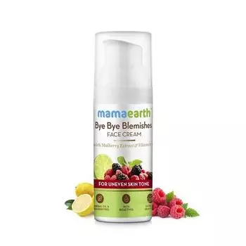 Крем для лица Mamaearth Bye Bye Blemishes, от пигментации и удаления пятен, с экстрактом шелковицы и витамином С - 30 мл