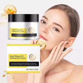 Крем для лица Mucin Anti-Wrinkle And Anti-Aging Face Firming Cream увлажняет и подтягивает кожу, даря ей молодость и жизненную силу One Size
