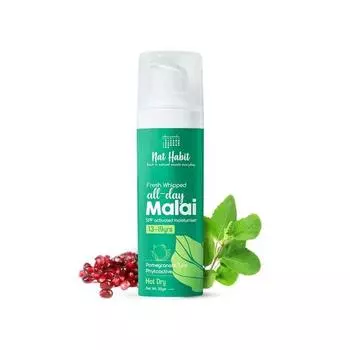 Крем для лица Nat Habit All Day, свежий взбитый гранатовый крем для лица Malai, Tulsi PhytoActive — для жаркой и сухой погоды (13–19 лет, 30 г)