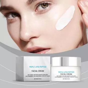 Крем для лица, омолаживающий крем Skin Advanced, крем с керамидами, эластичный цвет кожи, подтягивает дряблую кожу, освежающий и нежирный, 50 г One Size