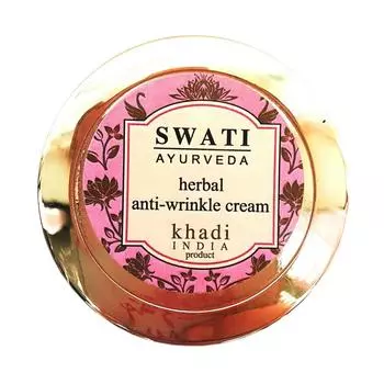 Крем для лица против морщин (50 г), Anti-Wrinkle Cream, Khadi India