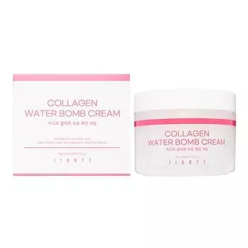 Крем для лица с коллагеном Jigott Collagen Water bomb Cream 150мл