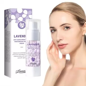 Крем для лица с лавандой, осветляющий, увлажняющий, против морщин, 30 г, отбеливающий, подтягивающий, укрепляющий, увлажняющий R6O8 purple-30g