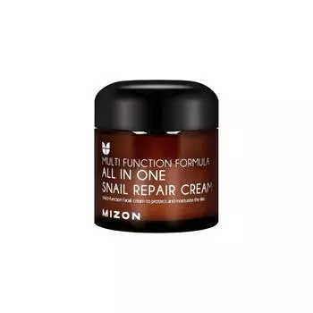 Крем для лица с муцином улитки MIZON All In One Snail Repair Сream 75мл