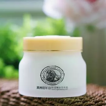 Крем для лица с овечьим маслом 90 г. Увлажняющий крем для ухода за кожей.