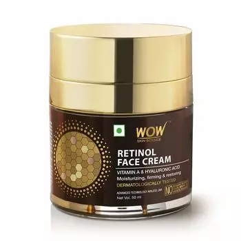 Крем для лица с ретинолом WOW Skin Science - без масла, быстро впитывающийся, 50 г