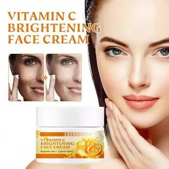 Крем для лица с витамином С увлажняет лицо, опресняет следы от прыщей и пятна, а также осветляет, увлажняет и восстанавливает кожу. 5G